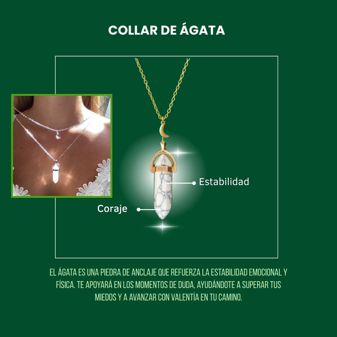 IRRADIA ENERGÍA POSITIVA Y DESPIERTA TU POTENCIAL CON EL COLLAR DE CRISTAL PERSONALIZADO