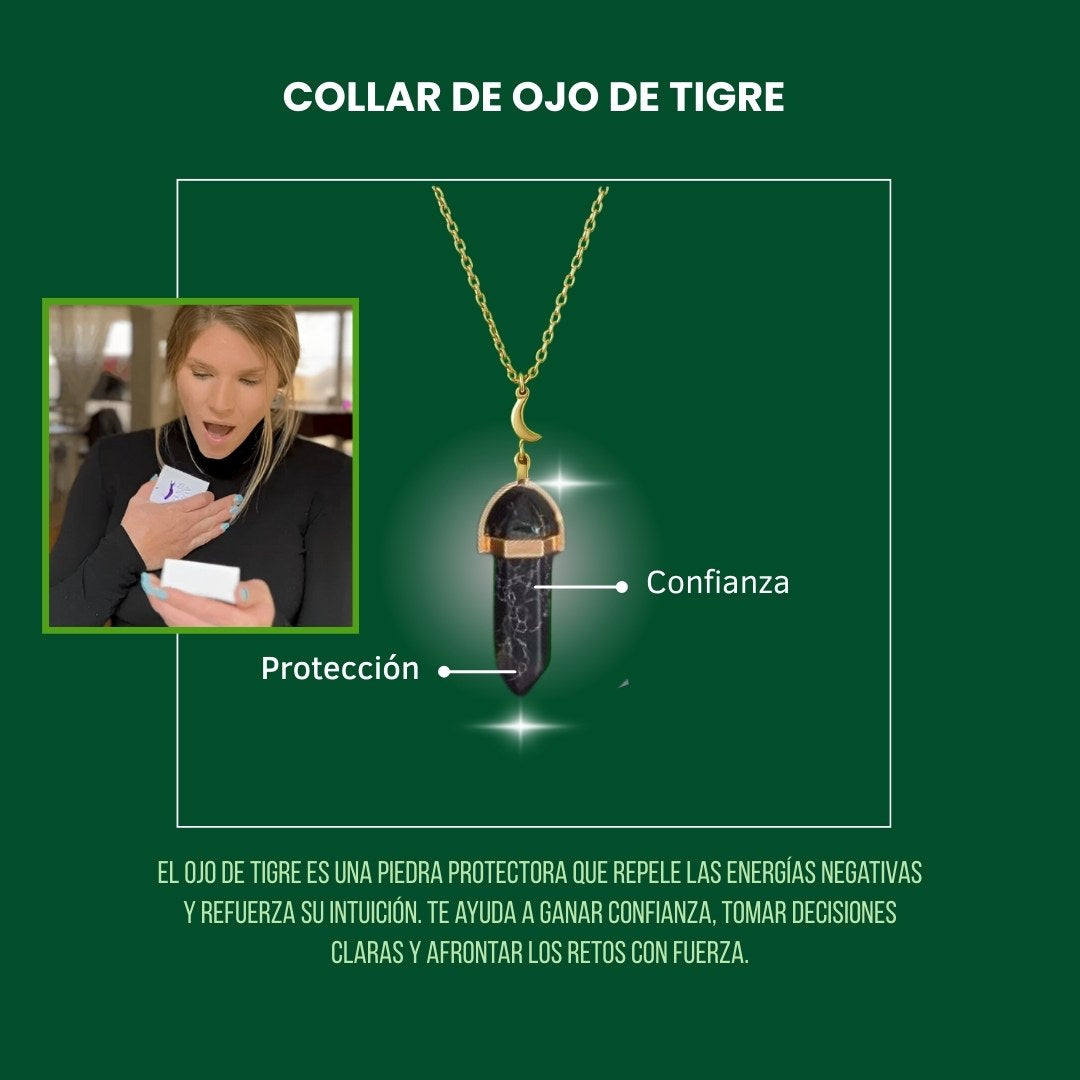 IRRADIA ENERGÍA POSITIVA Y DESPIERTA TU POTENCIAL CON EL COLLAR DE CRISTAL PERSONALIZADO