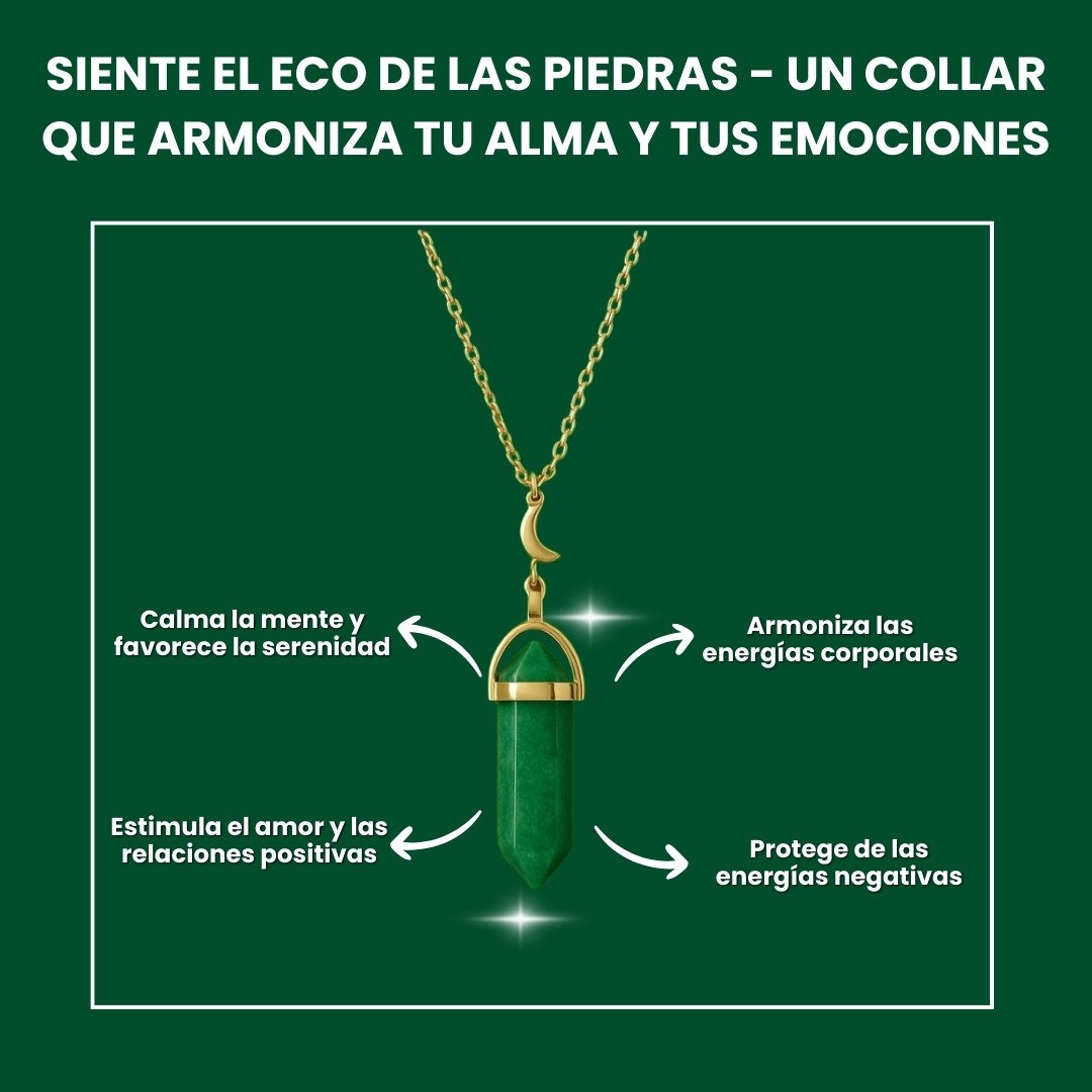 IRRADIA ENERGÍA POSITIVA Y DESPIERTA TU POTENCIAL CON EL COLLAR DE CRISTAL PERSONALIZADO
