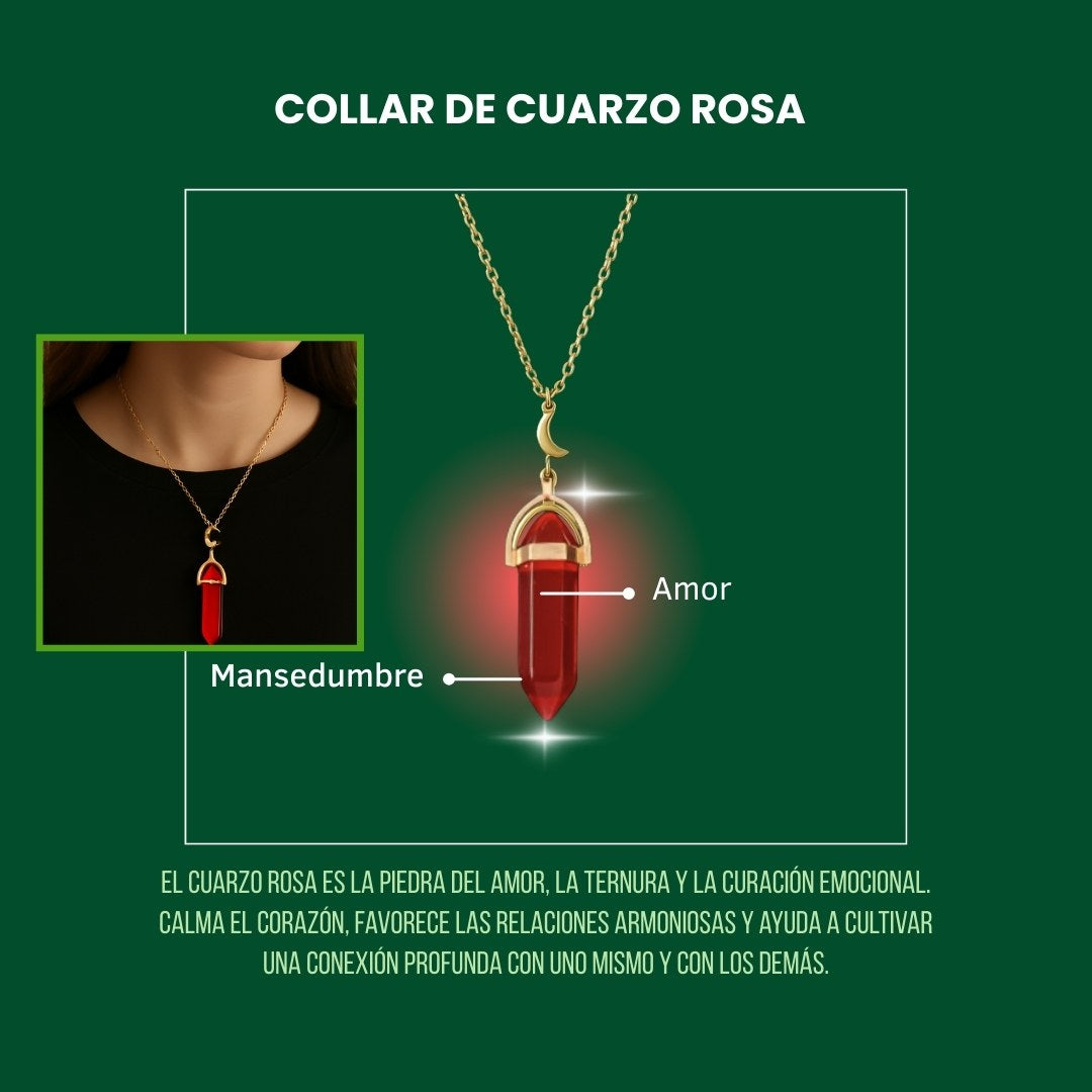 IRRADIA ENERGÍA POSITIVA Y DESPIERTA TU POTENCIAL CON EL COLLAR DE CRISTAL PERSONALIZADO