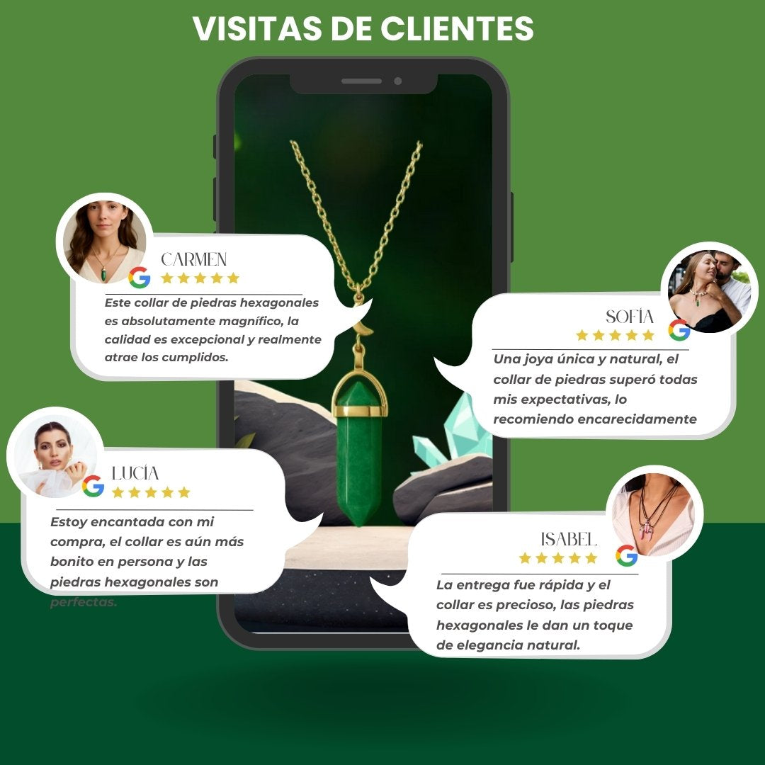 IRRADIA ENERGÍA POSITIVA Y DESPIERTA TU POTENCIAL CON EL COLLAR DE CRISTAL PERSONALIZADO